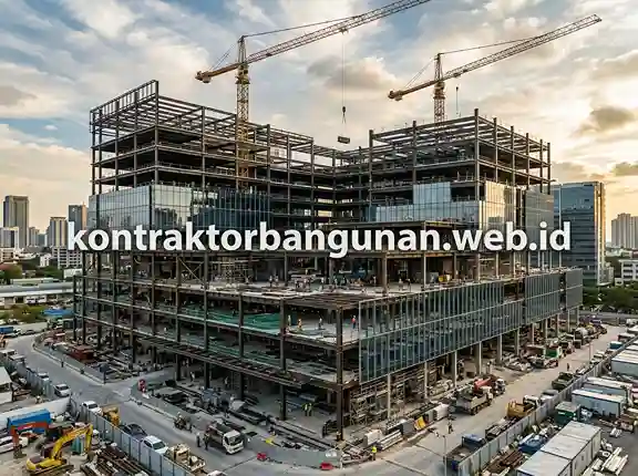 Konstruksi Gedung Komersial Kontraktor Bangunan